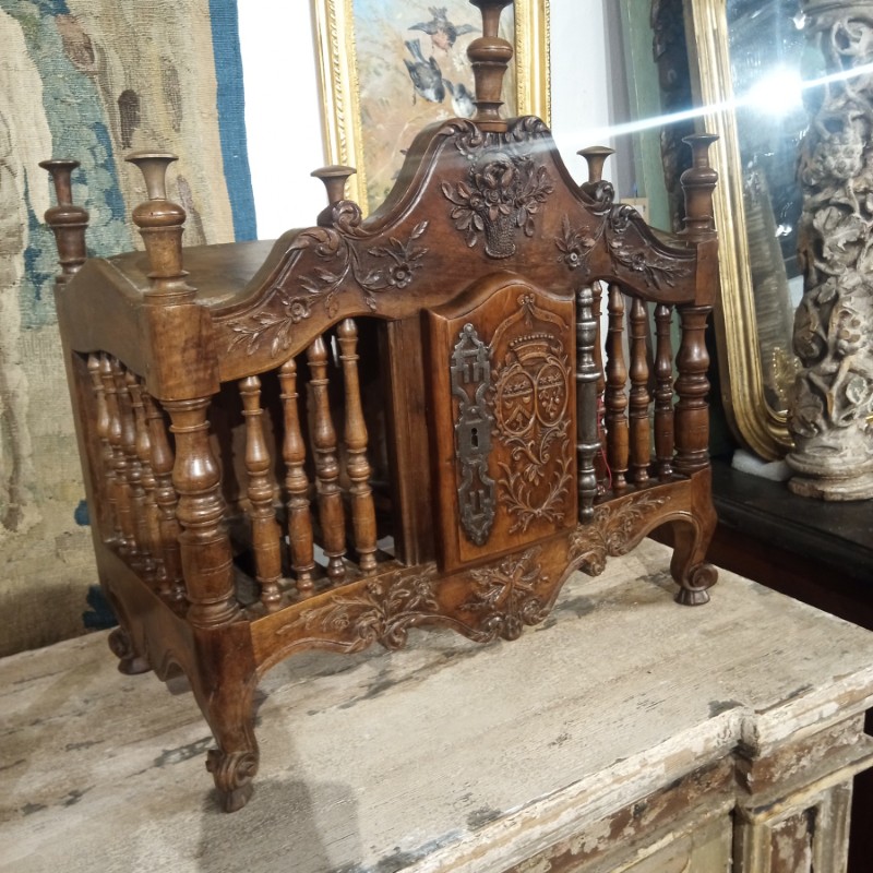 Antique bread safe restoration exterior
